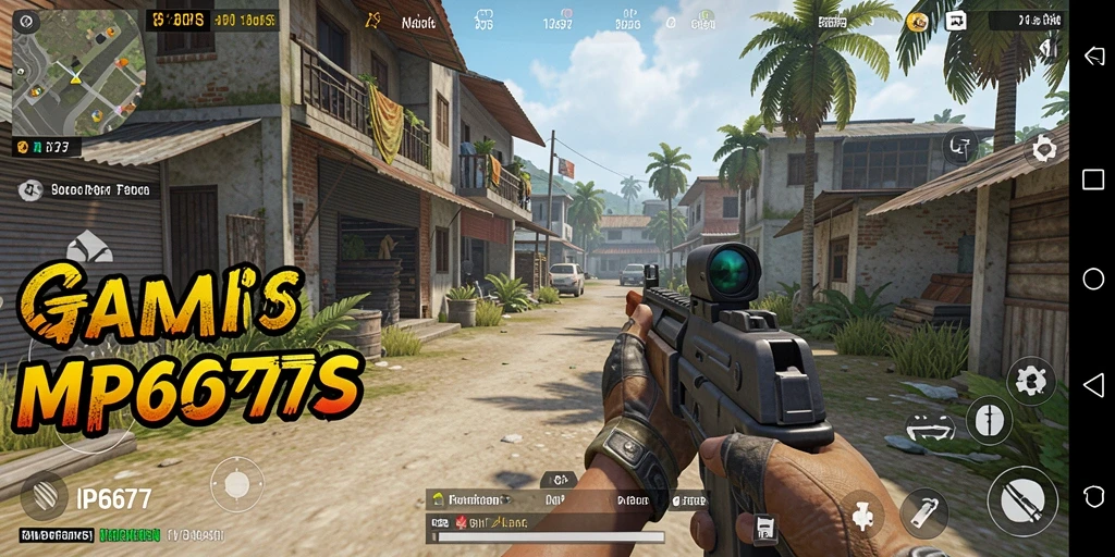 Screenshot gameplay TPS yang mendebarkan di RP6677.